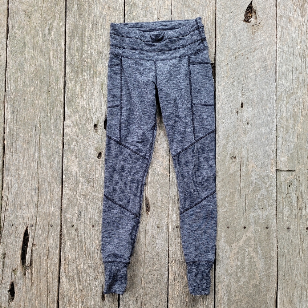 Athleta Excursion Tight Heathered Gray Legging - image 2